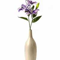 Цветы искусственные &laquo;Лилия галант&raquo;, h=66 см, d=13 см, фиолетовые