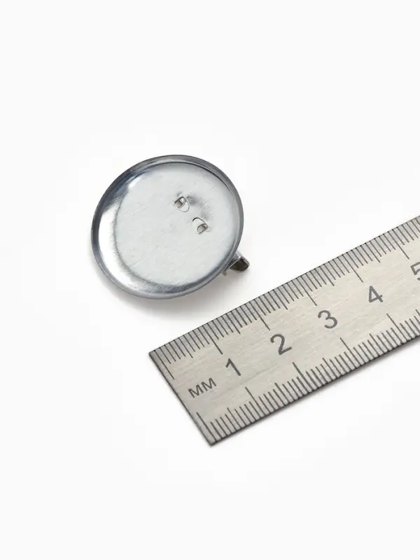 Основа для броши с круглым основанием СМ-367, (набор 5шт) 28 мм, цвет серебро Основа для броши с круглым основанием СМ-367, (набор 5шт) 28 мм, цвет серебро