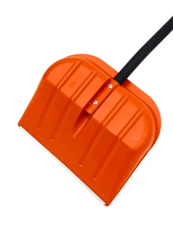 Лопата 410 х 360 мм, пластик, металлический черенок, оцинкованная планка Вьюга №4 Премиум