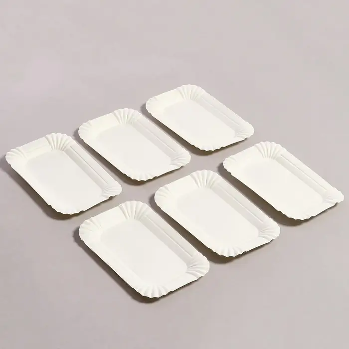 Посуда одноразовая, 6 шт., розовый Посуда одноразовая, 6 шт., розовый