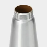 Сифон для взбивания сливок и газировки KONFINETTA, 500 мл, 3 насадки, алюминий, серебристый