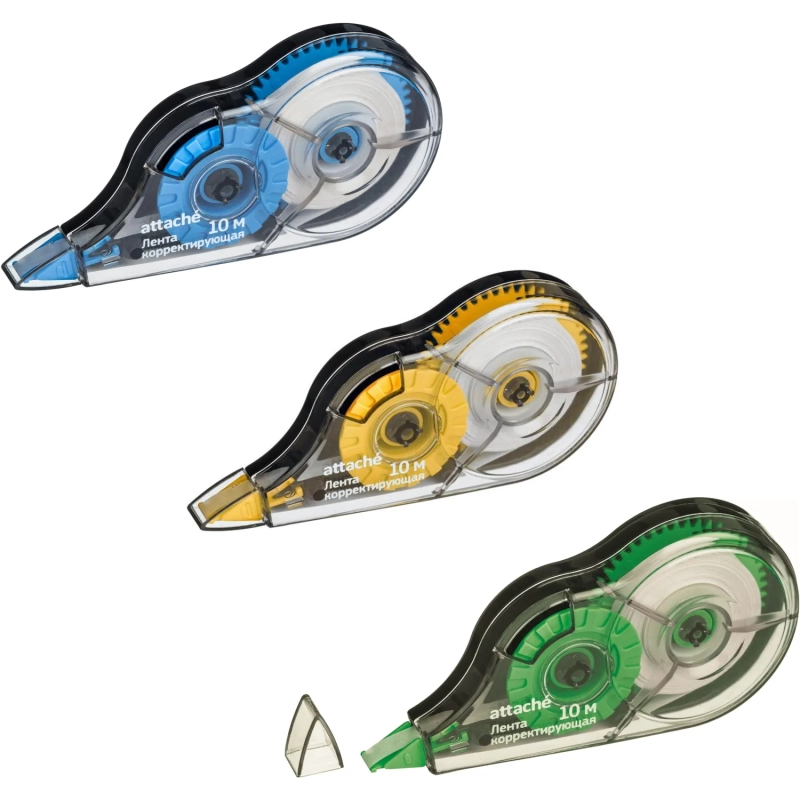 Корректирующая лента Attache Economy 5ммх10м, цвет ассорти, AN