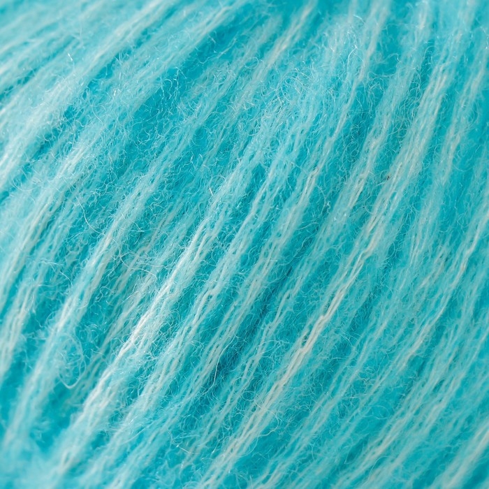 Пряжа для вязания спицами, крючком «Троицкая. Фиджи», 20% мериносовая шерсть, 60% хлопок, 20% акрил, 95 м/50 г, (583 бирюза)