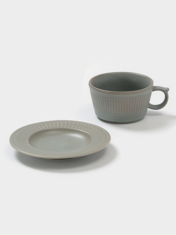 Чайная пара  Чайная пара "Ancient Greece"  15х7см, цвет синий