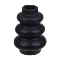 VETTA Вазон, 12x8x8 см, керамика, чёрный