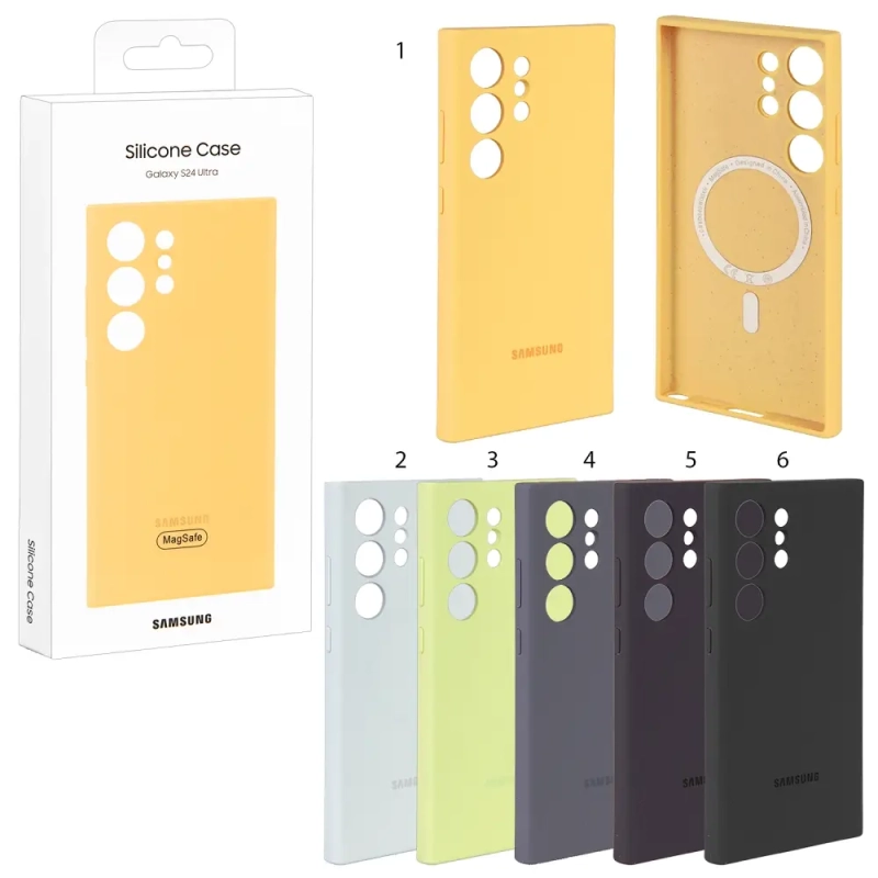 Чехол Samsung S24 Ultra Silicone Case c Magsafe Чехол Samsung S24 Ultra Silicone Case c Magsafe