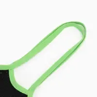 Сумка - авоська плетёная, клетка 1.5 см, чёрная