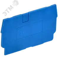 ARMAFIX Заглушка для колодки клеммной CP 4мм2 синяя IEK