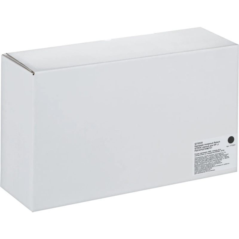 Картридж лазерный Retech Q7553X чер. для HP LJ P2014/P2015/M2727