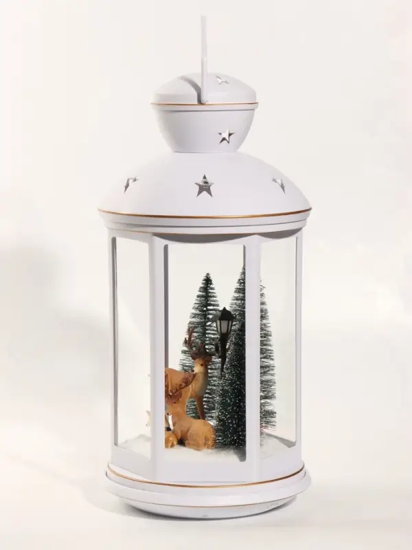 Фигурка светодиодная &laquo;Семья оленей&raquo;, новогодняя, 3хС(LR14), музыка, USB, 21&times;21&times;42 см