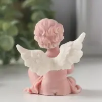 Сувенир "Ангелочек с котенком", 7,2см