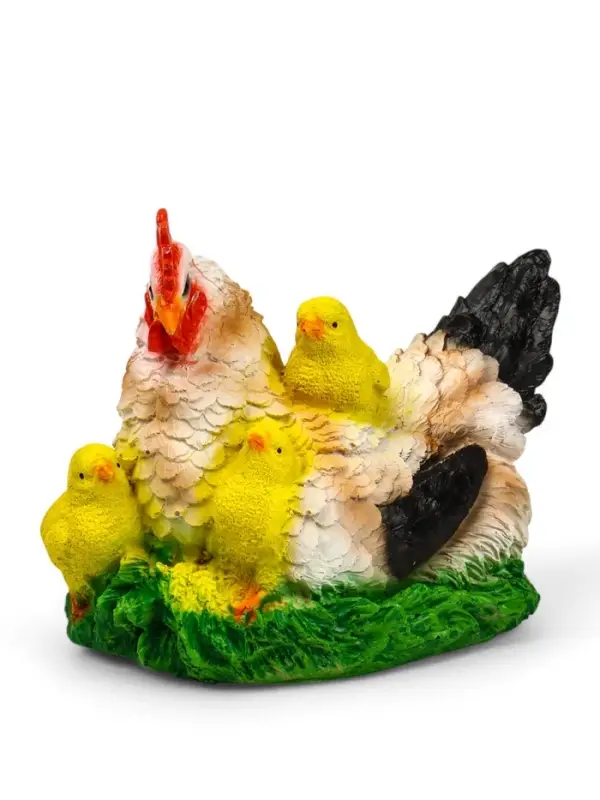Садовая фигура из полистоуна &laquo;Курица Наседка&raquo;, 27&times;20&times;22 см
