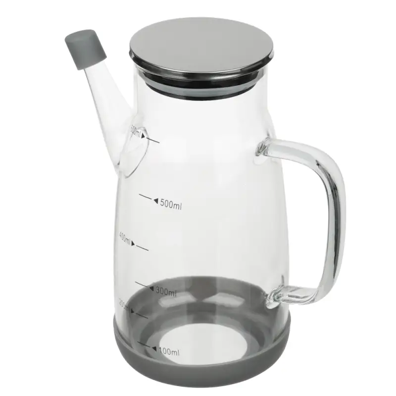 VETTA Кувшин для масла/уксуса, 600мл, стекло, силикон, металл, пластик