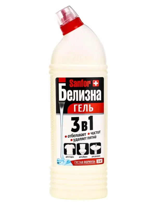 Белизна гель 3 в 1 Sanfor, 1000 г