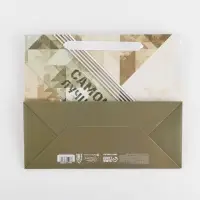 Пакет подарочный ламинированный, упаковка, &laquo;Best&raquo;, ML 27&times;23&times;11.5 см