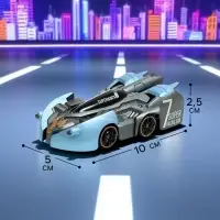 Антигравитационная машинка Wall Racer, радиоуправление, ездит по стенам, работает от аккумулятора, цвет синий