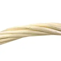 Набор корзин 3 шт ИВА 27x27x11 22x22x10 15x15x9 см ПЛЕТ ручка h=17/14/12 см  выбел