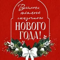 Носок мешок для подарков &laquo;Весёлого Нового года&raquo;