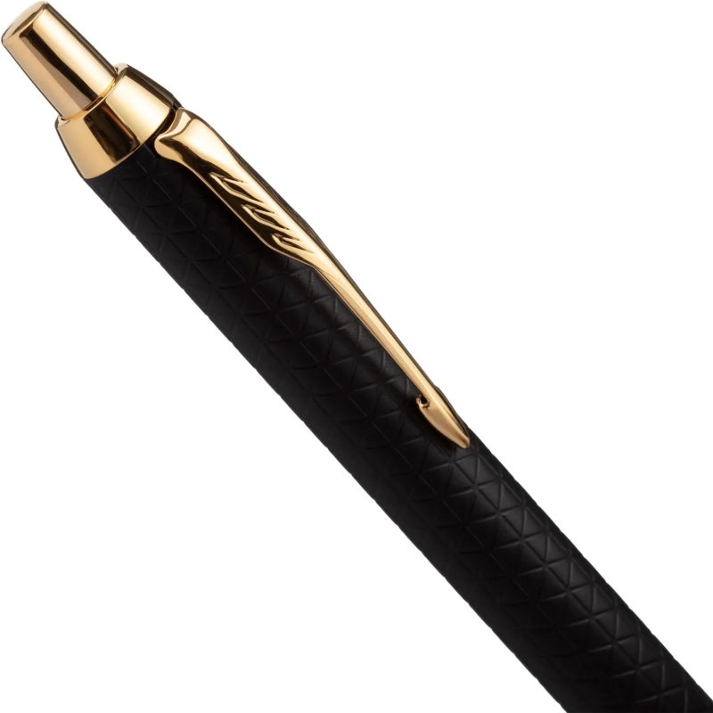 Ручка шариковая Parker IM Premium Black/Gold GT,синий,в подар.уп. 1931667
