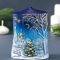 Свеча фигурная "Новогодняя" 5х8х11 см
