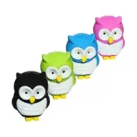 Ластик фигурный &laquo;Сова&raquo;, в блистере, МИКС (штрихкод на штуке)