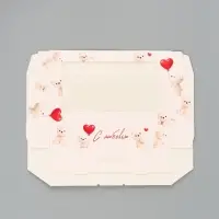 Коробка подарочная складная &laquo;С любовью&raquo;, 20&times;12&times;4 см, с окном