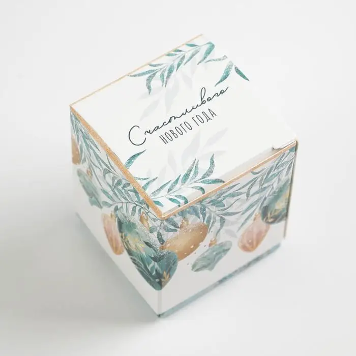 Бонбоньерка новогодняя «Новогодние шары», 6 х 7 х 6 см, Новый год