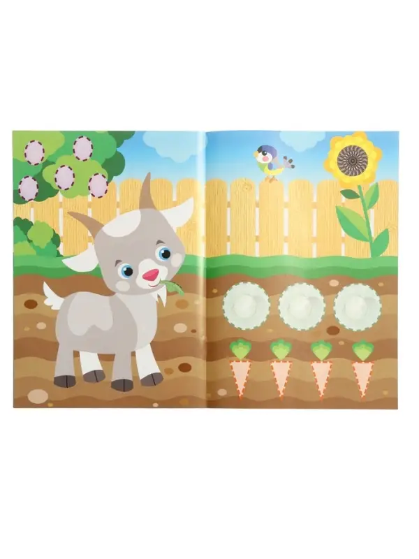 Книжка с наклейками &laquo;Домашние животные&raquo;, 16 стр.