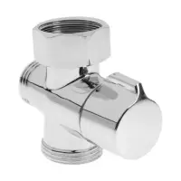 Дивертор ZEIN Z741, для смесителя, корпус цинк, керамика, цвет хром