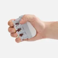 Эспандер кистевой FingerTap, серый с белым Эспандер кистевой FingerTap, серый с белым