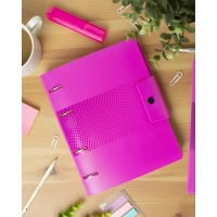 Ежедневник недатированный ATTACHE Digital розовый,А5, 272стр., на кольцах