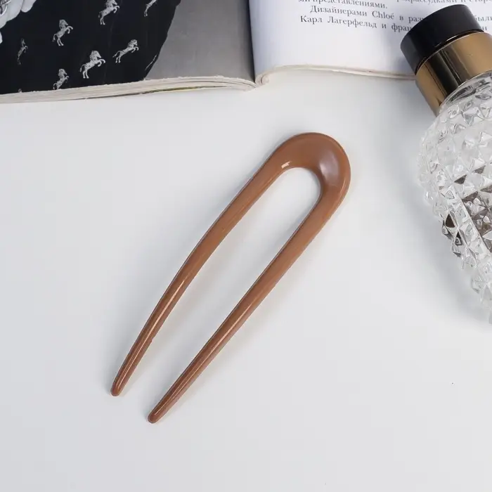 Шпилька для волос «Дуга», 11.5×3 см, МИКС