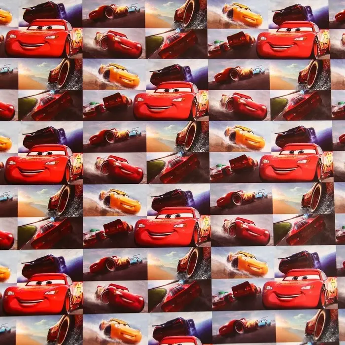 Упаковочная бумага, Тачки 70х100 см