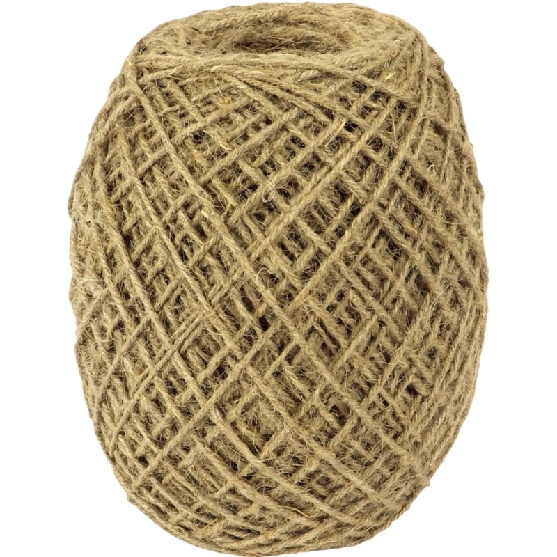 Шпагат Комус джутовый кручёный 1,2кТекс 16кгс 0,2кг 150м СПб