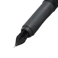 Ручка перьевая Schneider Easy navy DARK, синяя, 1 картридж, грип, темно-синий корпус