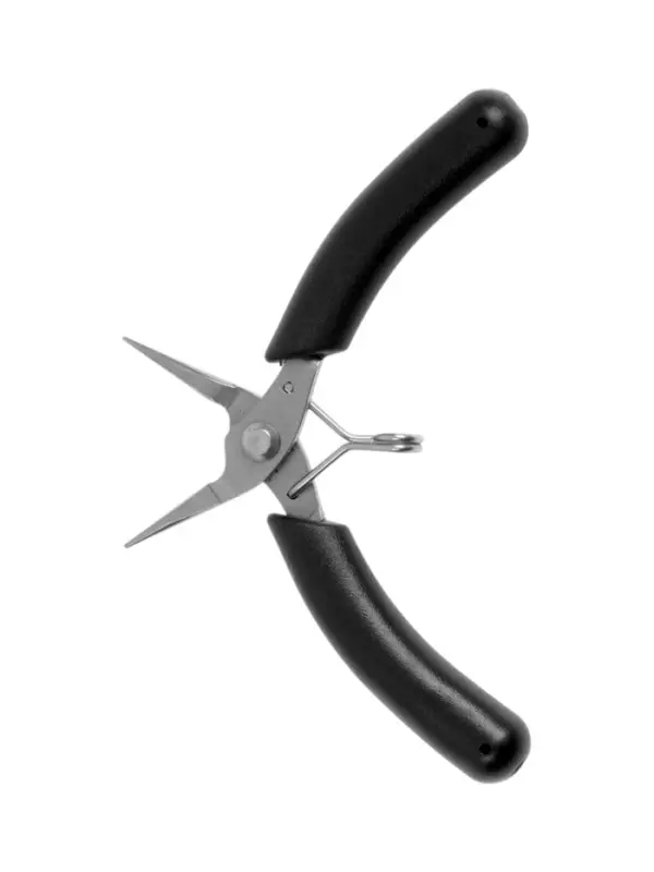 Круглогубцы для электроники ТУНДРА mini, нерж. сталь, противоскользящие рукоятки, 90 мм