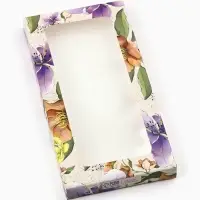 Коробка для шоколада, кондитерская упаковка &laquo;С 8 Марта&raquo;, с окном, 17.3&times;8.8&times;1.5 см