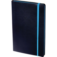 Ежедневник недатированный синий А5  MEGAPOLIS SOFT 3-470/03