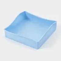 Форма для выпечки Доляна &laquo;Квадрат&raquo;, 20.5&times;5 см, силикон, светло-голубая