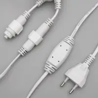 Гирлянда &laquo;Занавес&raquo; 2&times;3 м, IP44, УМС, белая нить, 760 LED, свечение тёплое белое, мерцание белым, 220 В
