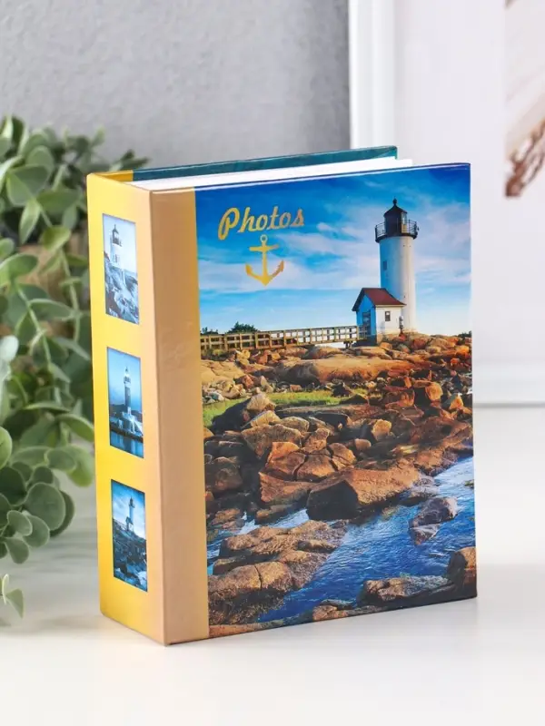 Фотоальбом 100 фото Фотоальбом 100 фото "Маяк" 10X15см, ПП карм.
