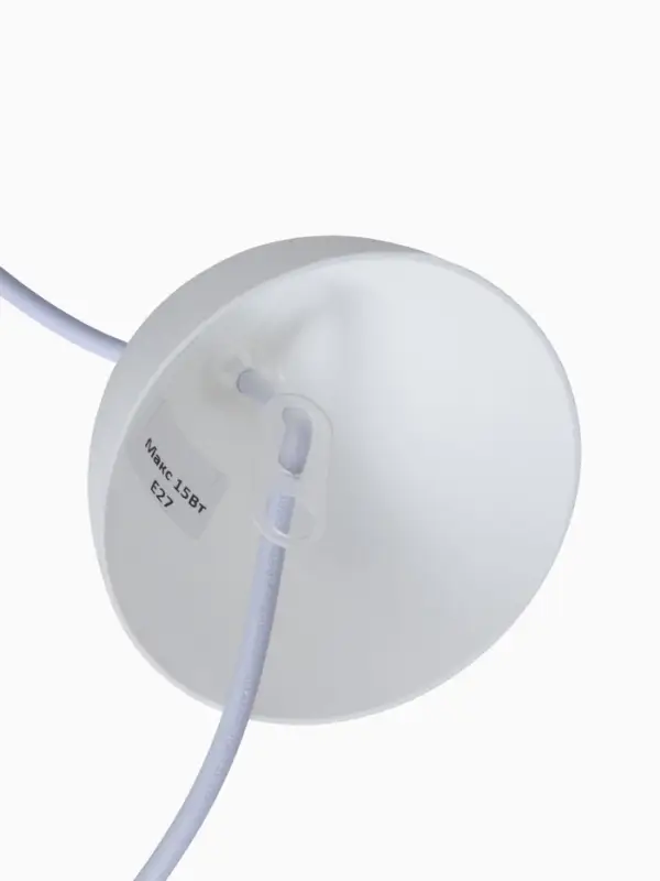 Светильник подвесной Светильник подвесной "Хоста" 1122/1, 1х15Вт, Е27, белый 29х29х13(74) см