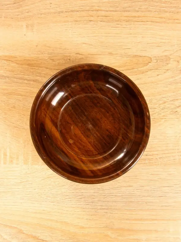 Чаша на ножке "В самое сердце" 15х15х8 см, дерево шишам