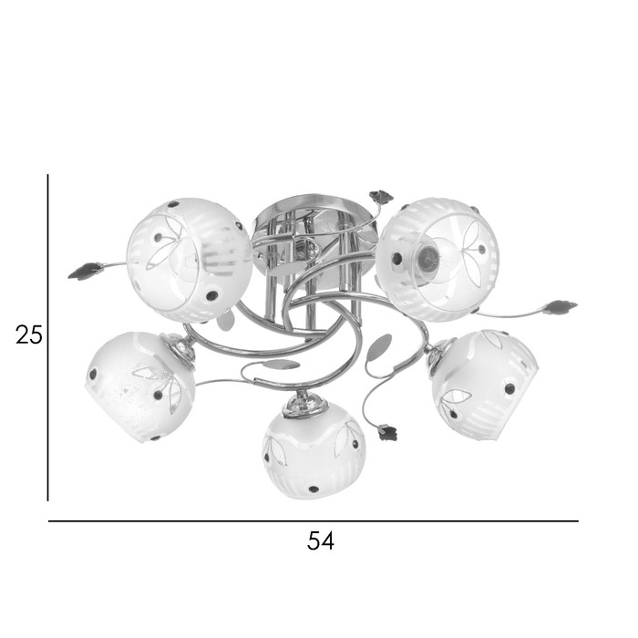 Люстра Люстра "Арден" 5х40Вт Е27 Хром МОДЕЛЬ: 2600551