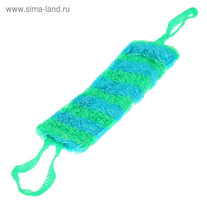 Мочалка-лента для тела «Медведь», 40×13 см, цвет МИКС