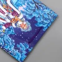 Пакет подарочный новогодний ламинированный, &laquo;Снегурочка&raquo;, 18&times;10&times;22.3 см