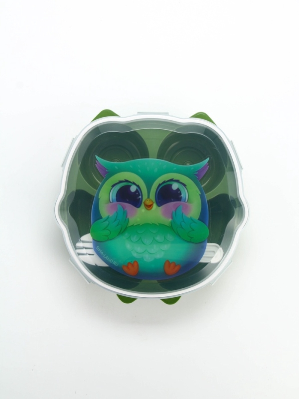 Ланч - бокс «Совушка», 18 х 18 х 5 см