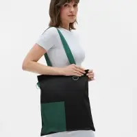 Шопер Onlook, черный с зеленым