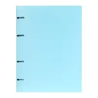 Тетрадь на кольцах ErichKrause. Pastel А5, 80 листов, в клетку, пластиковая обложка, блок офсет, 100% белизна, МИКС