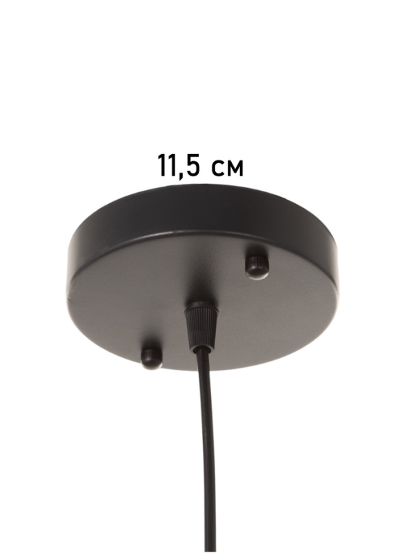 Светильник BayerLux ЭКО Светильник BayerLux ЭКО "Лакки" 1х40Вт Е27 черный/коричневый 23х23х100см